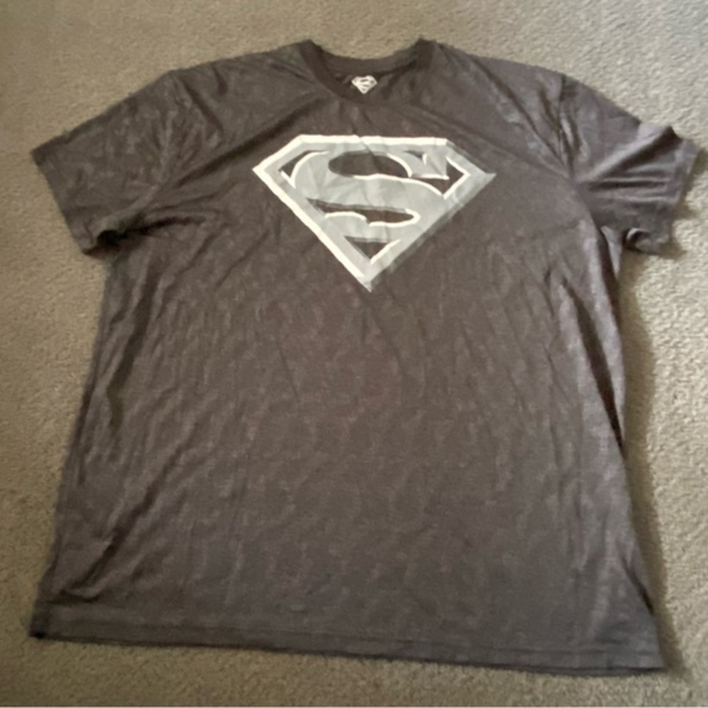 Superman T-Shirt Mens‎ Size 2XL 100% Polyester GrandpaCore